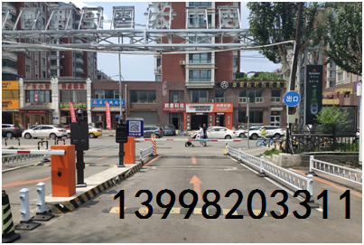 沈陽怒江夜市車牌識別道閘停車場系統(tǒng)改造